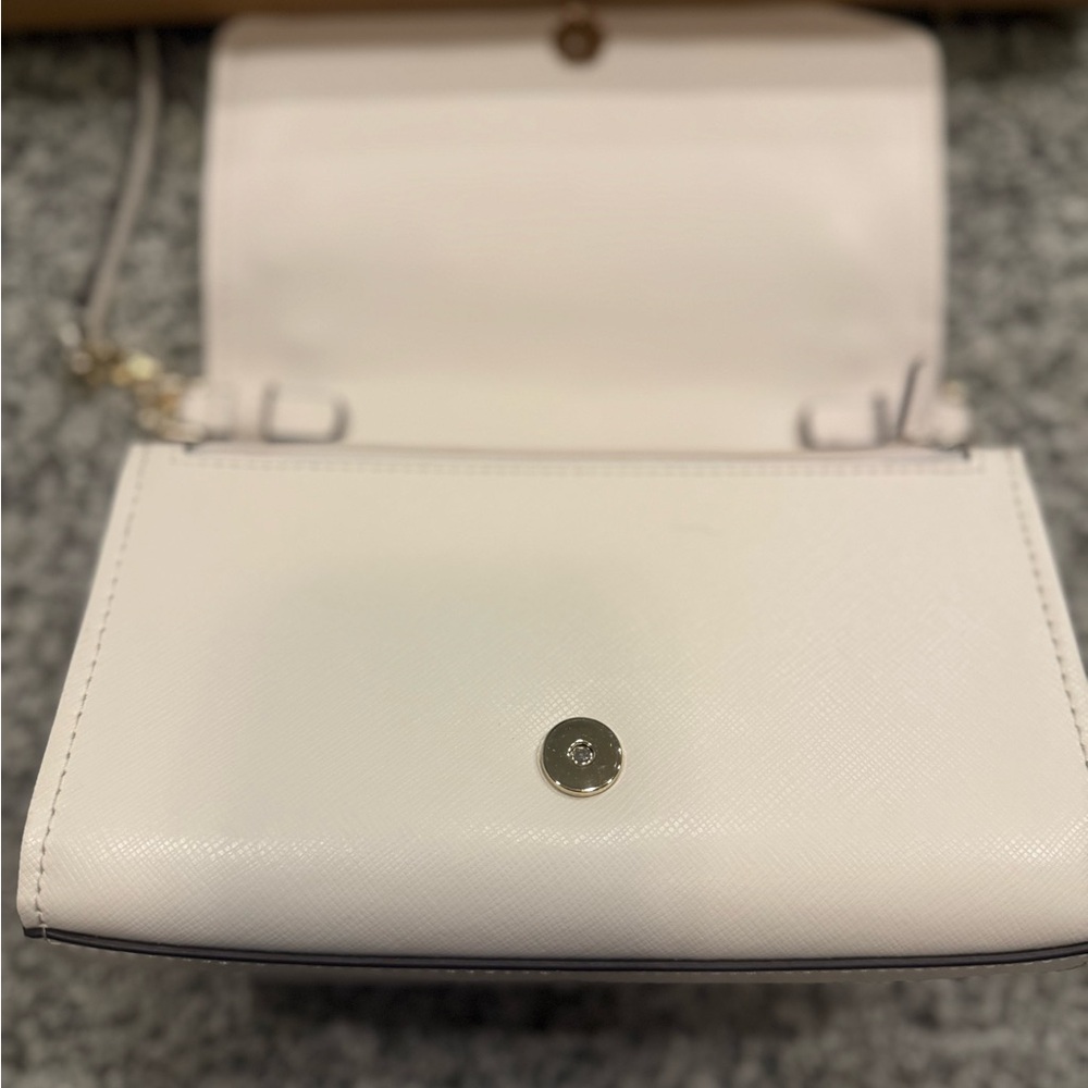 kate spade Cream Floral Embroidered Straw Crossbody - Picture 6 of 10